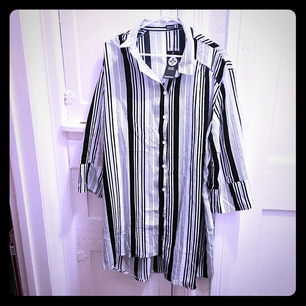 Striped shirt dress brand new with tags